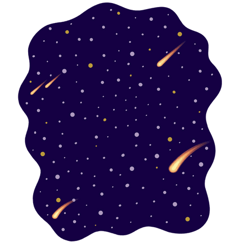starry sky with shooting stars in transparent nightscape style - Download Free Stock Videos Pikwizard.com