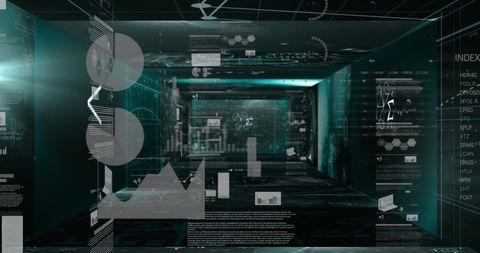 Futuristic Data Science Interface with Graphs and Equations - Download Free Stock Images Pikwizard.com