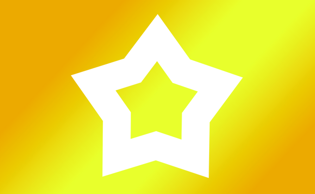 Stylish Transparent Geometric Star on Yellow Gradient Background - Download Free Stock Videos Pikwizard.com