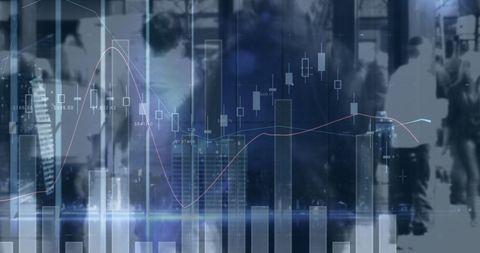 Statistical Data Processing and Urban Movement - Download Free Stock Images Pikwizard.com