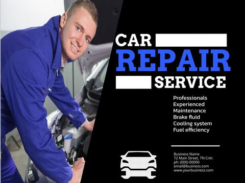 mechanic exhibiting quality car expertise for reliable service ad - Download Free Stock Templates Pikwizard.com