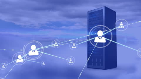 Digital Networking Connections and Technology Concept