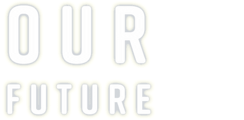 Bright White Transparent Text Art of Our Future on Clear Background - Download Free Stock Videos Pikwizard.com