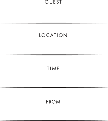 Transparent invitation template with copy space