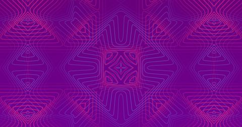 Seamless Kaleidoscope Pattern of Abstract Purple and Pink Lines - Download Free Stock Images Pikwizard.com