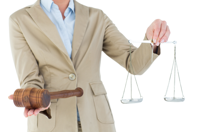 Transparent Young Woman Holding Scales of Justice and Gavel - Download Free Stock Videos Pikwizard.com