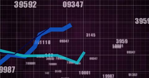 Financial Data Visualization with Grid and Graph Lines - Download Free Stock Images Pikwizard.com