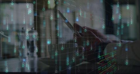 Digital Analysis Expert Navigating Code in Modern Workspace