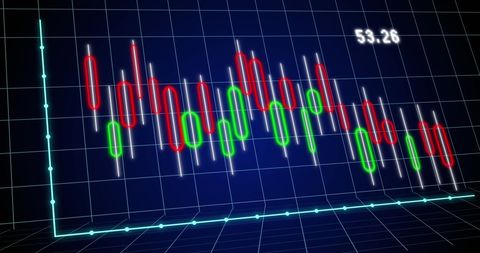 Dynamic Financial Graph Visualizing Market Trends - Download Free Stock Images Pikwizard.com
