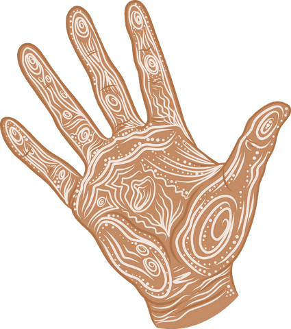 intricate hand design with swirl and dot patterns on transparent background - Download Free Stock Videos Pikwizard.com
