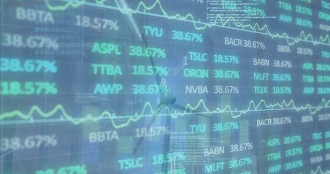 Digital Data Overlay on Wind Turbine Background - Download Free Stock Images Pikwizard.com