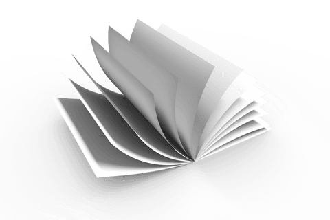 open book with blank pages on transparent background concept - Download Free Stock Videos Pikwizard.com