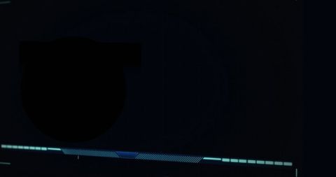 Futuristic Digital Interface with Abstract Symbol - Download Free Stock Images Pikwizard.com