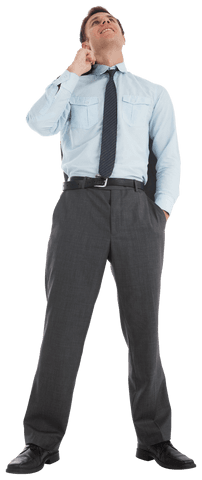 Confident Businessman Holding Jacket Transparent Background