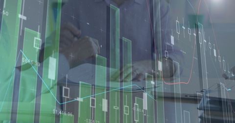 Analyzing Financial Data in Digital Shipping Business - Download Free Stock Images Pikwizard.com