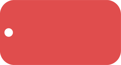 Red Blank Label Illustration on Transparent Background - Download Free Stock Videos Pikwizard.com