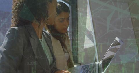Business Professionals Analyzing Data on Laptop in Modern Office - Download Free Stock Images Pikwizard.com