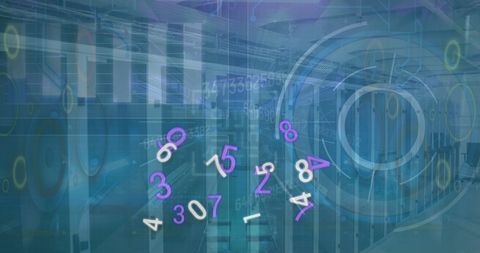 Digital Data Processing in Futuristic Server Room - Download Free Stock Images Pikwizard.com