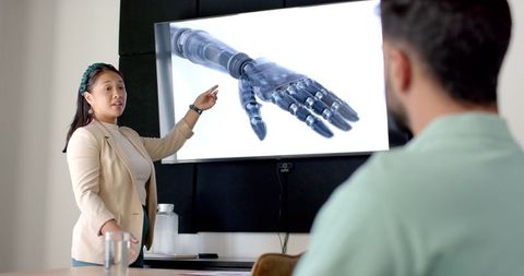 Business Meeting on Technological Advancements in Robotics