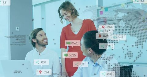 Collaborative Analytics Meeting with Digital Technology and Data Overlays