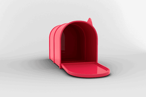 open red fox shaped box illustration on transparent background - Download Free Stock Videos Pikwizard.com