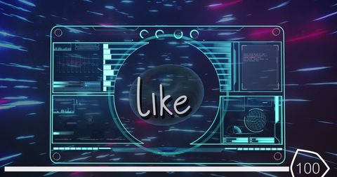 Innovative Social Media Interface with Data Processing - Download Free Stock Images Pikwizard.com