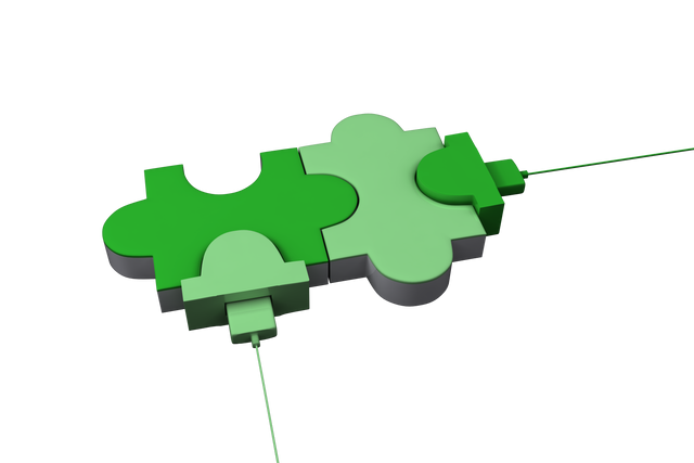 Connecting Green Puzzle Pieces on Transparent Background - Download Free Stock Videos Pikwizard.com