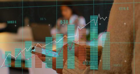 Data Analytics with African American Professional Using Smartphone - Download Free Stock Images Pikwizard.com