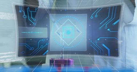 scientific data analysis with digital interface display - Download Free Stock Images Pikwizard.com
