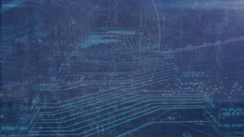 Digital Data Interface with HUD and Coding Elements