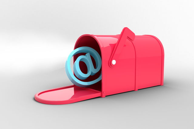 Pink Mailbox with Email Symbol on Transparent Background for Messaging Concept - Download Free Stock Videos Pikwizard.com