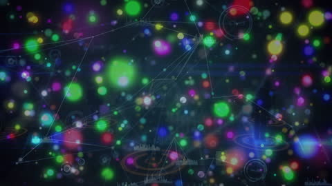 Animated Snow and Abstract Data Visualization