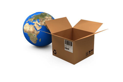 Open Cardboard Box and Globe on Transparent Background - Download Free Stock Videos Pikwizard.com