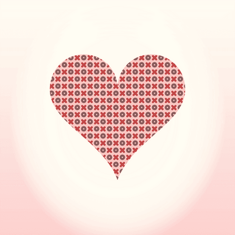 transparent heart design with xo pattern for love concepts - Download Free Stock Videos Pikwizard.com