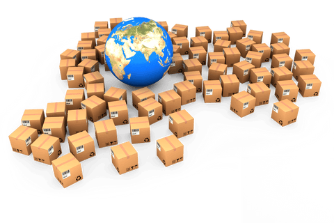 transparent global deliveries concept with numerous parcels - Download Free Stock Videos Pikwizard.com