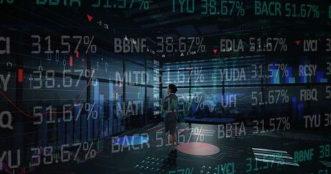 Businesswoman Analyzing Digital Financial Data Projections - Download Free Stock Images Pikwizard.com