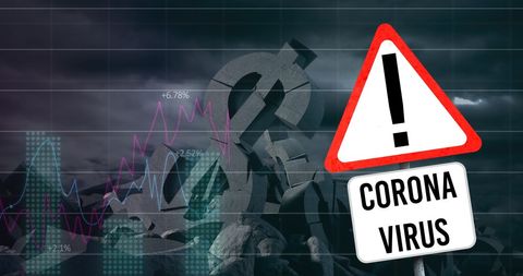 Corona Virus Impact on Global Finance with Broken Dollar Symbol - Download Free Stock Images Pikwizard.com