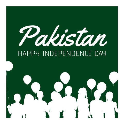 Pakistan Independence Day Celebration with Balloons - Download Free Stock Templates Pikwizard.com