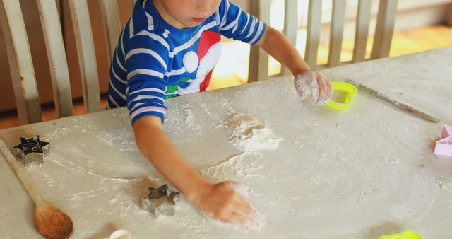 Child Baking Cookies at Home - Download Free Stock Images Pikwizard.com