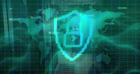 Holographic Shield Protecting Global Network While Real-Time Data Visualization Streams