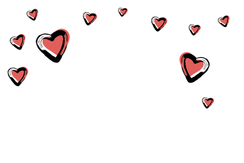 Romantic Heart Symbols on Transparent Background Vector Illustration - Download Free Stock Videos Pikwizard.com
