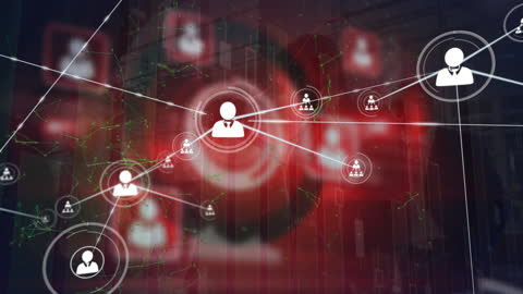 Digital Network Connections with Cybersecurity Overlay