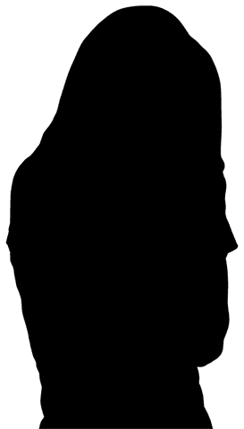 Transparent Silhouette of Woman with Long Hair in Profile - Download Free Stock Videos Pikwizard.com