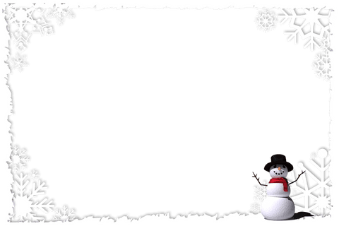 snowman transparent border with snowflakes winter theme - Download Free Stock Videos Pikwizard.com