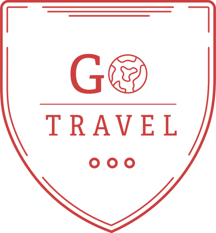 transparent shield emblem with go travel text vector illustration - Download Free Stock Videos Pikwizard.com