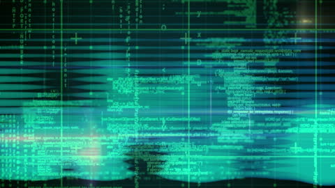 Futuristic Digital Network with Glowing Interface