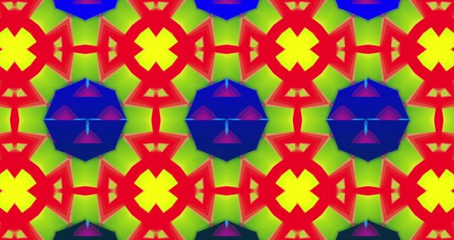 Colorful Kaleidoscope Pattern in Endless Hypnotic Motion - Download Free Stock Images Pikwizard.com