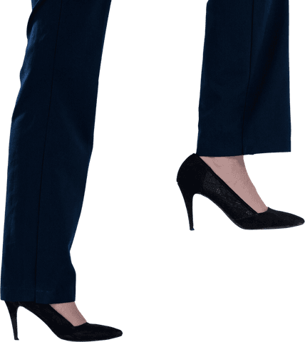 transparent image of woman in heels climbing steps - Download Free Stock Videos Pikwizard.com