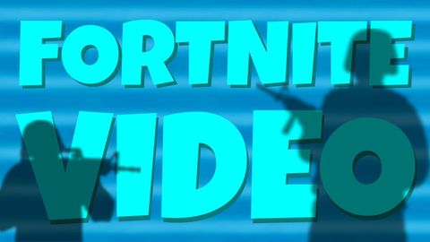 silhouette of gamers with fortnite promotion text - Download Free Stock Templates Pikwizard.com