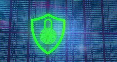 Digital Data Security with Encrypted Padlock Interface - Download Free Stock Images Pikwizard.com